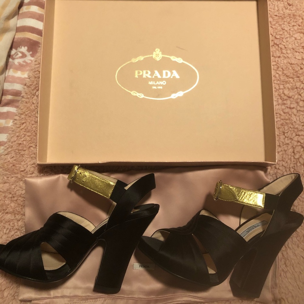 Prada black heel